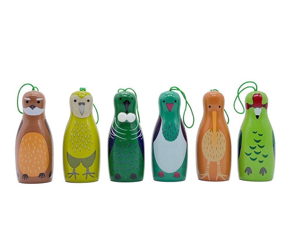 Native Bird Ornament Set