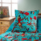 Bird of Paradise Cushion Cover - Aqua