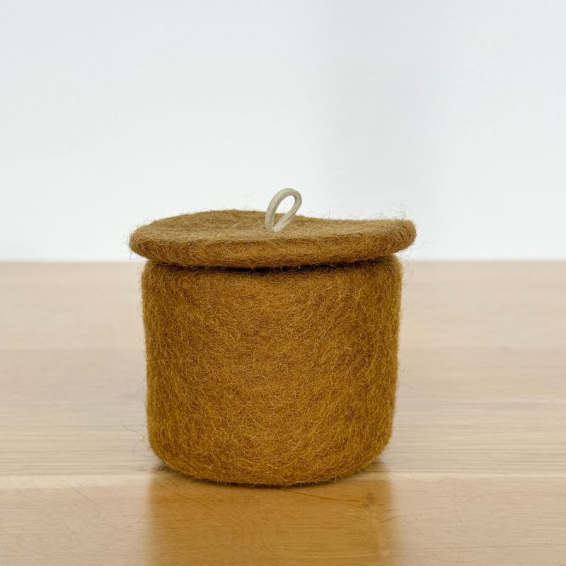 Felt Pot with Lid