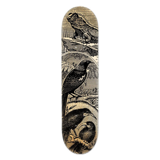 Skate Deck Wall Art - Tuatara Stamp