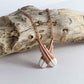 Little Taonga - Rose Gold Huia Feather Necklace