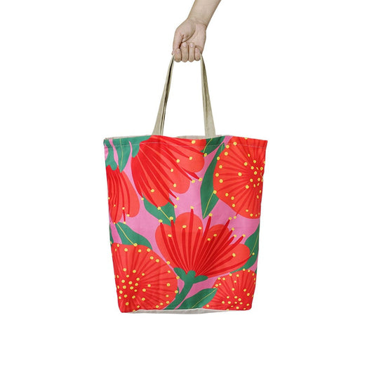 Shopping Bag - Bright Pōhutukawa