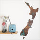 New Zealand Wall Art - Copper Patina