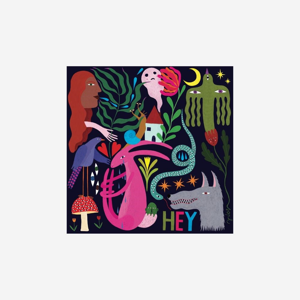 Studio Soph Art Tile - HEY!