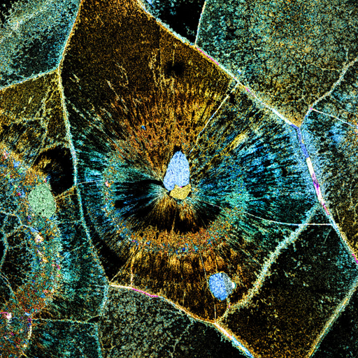 Microscopic Photography - Spherulitic Rhyolite II
