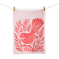 Tea Towel - Woodcut Fantail