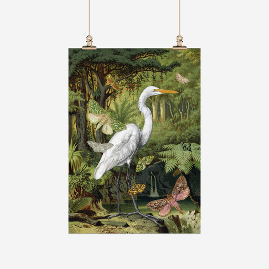 Tea Towel - Heron (Tanya Wolfkamp)