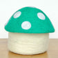 Felt Toadstool Trinket Box - Teal (large)