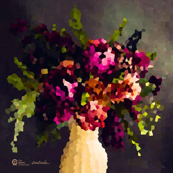 Handkerchief - Midnight Bloom