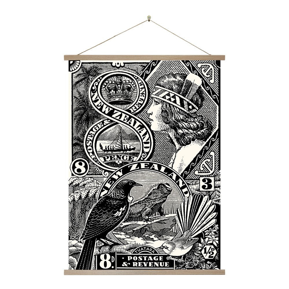 Wall Chart Large - NZ Stamp