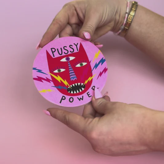 Studio Soph Coaster - Pussy Power