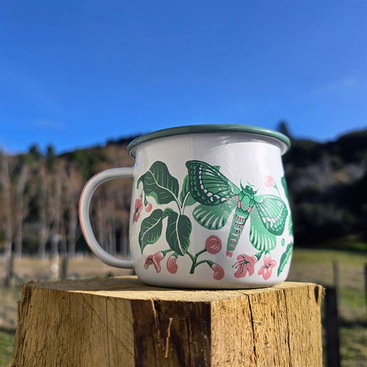 Enamel Mug - Puriri Moth