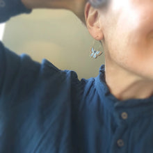 Load image into Gallery viewer, Natty Earrings - Blue Butterfly
