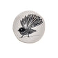 Jo Luping Small Bowl - Pīwakawaka (Black on White)