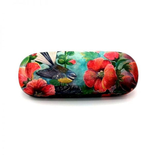Fantail Hollyhock Glasses Case