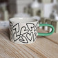 Ceramic Mug - Outline Hearts (Caroline Gardner)