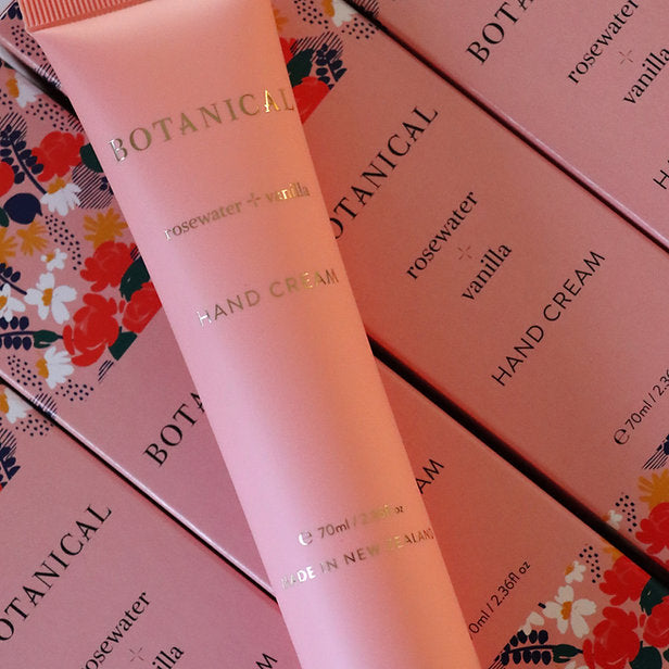 Botanical Hand Cream - Rosewater & Vanilla
