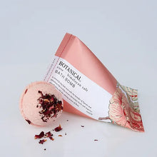 Load image into Gallery viewer, Botanical Bath Bomb - Rose &amp; Himalayan Salt
