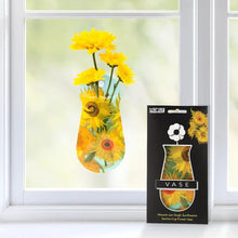 Load image into Gallery viewer, Expandable Suction Cup Vase - Sunflowers
