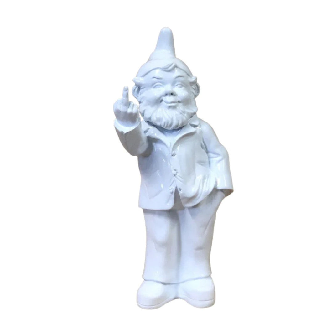 Gnome With Attitude - White