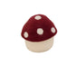 Felt Toadstool Trinket Box - Mini Burgundy