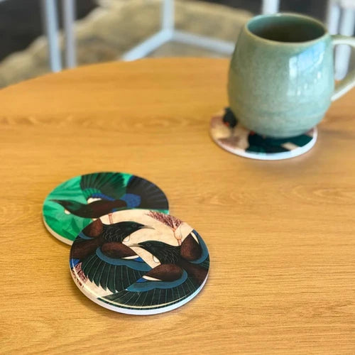 Kathryn Furniss Ceramic Coaster - Are You the One