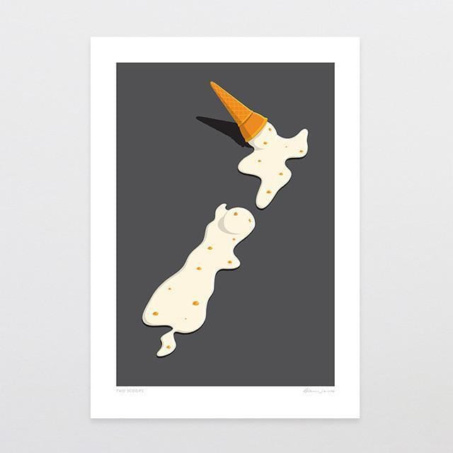 Glenn Jones Art Print - Two Scoops