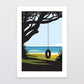 Glenn Jones Art Print - Beach Swing