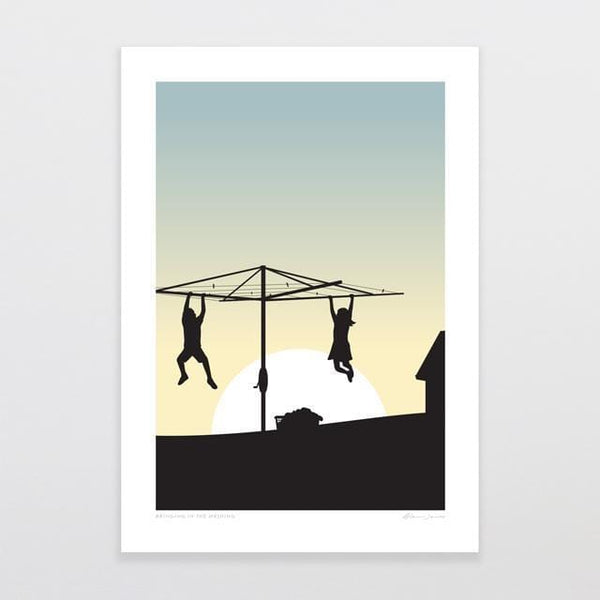 Glenn Jones Art Print - Washing Line Series