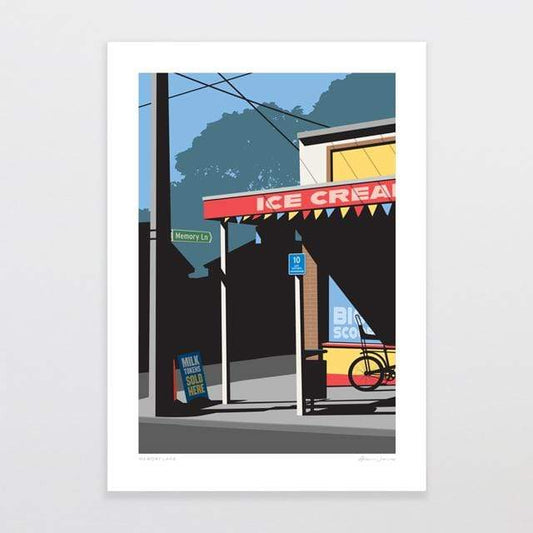 Glenn Jones Art Print - Memory Lane