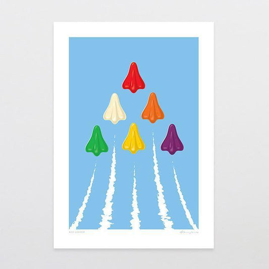 Glenn Jones Art Print - Red Leader