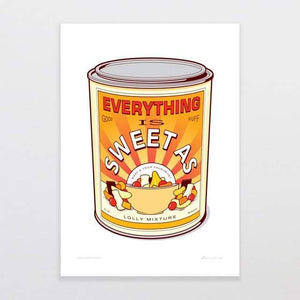 Glenn Jones Art Print - Sweet As