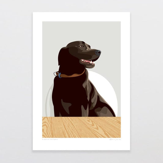 Glenn Jones Art Print - A Seat at the Table