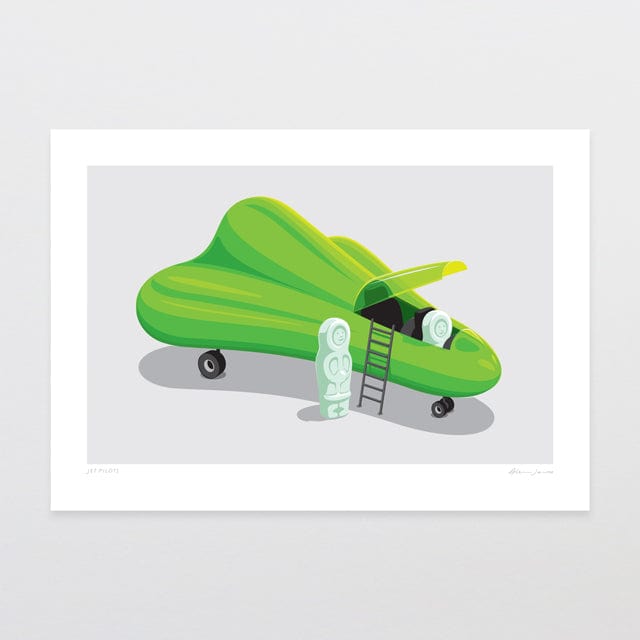 Glenn Jones Art Print - Jet Pilots
