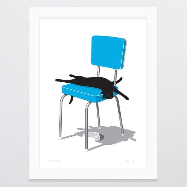 Glenn Jones Art Print - Stretch Time