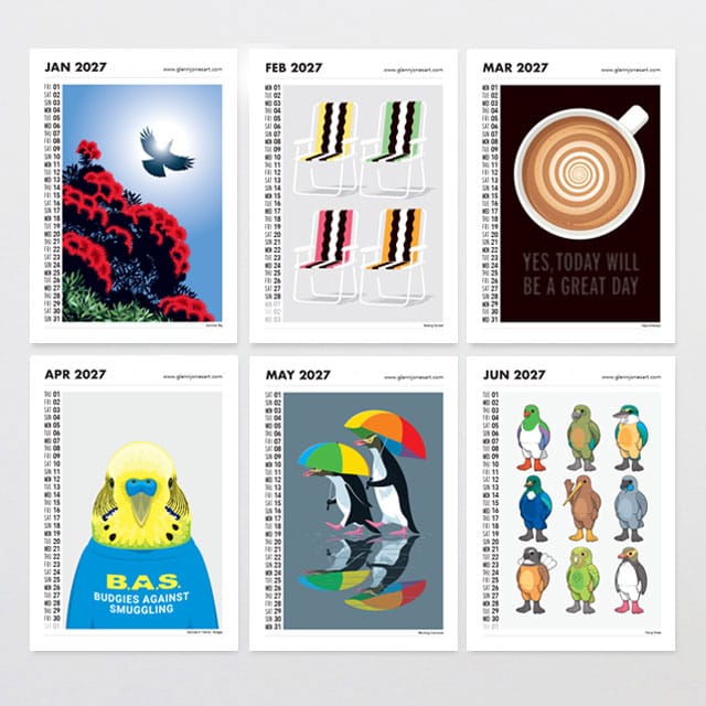 Glenn Jones 2027 Calendar