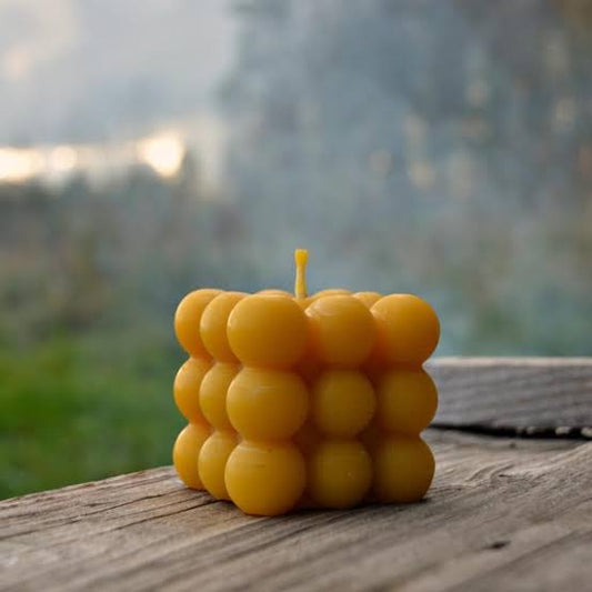 Beeswax Candle - Bubble