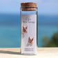 Little Taonga - Crossed Huia Feather Studs (Rose Gold)
