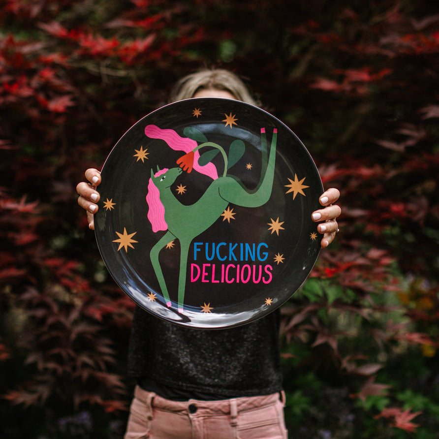 Melamine Tray - F**king Delicious