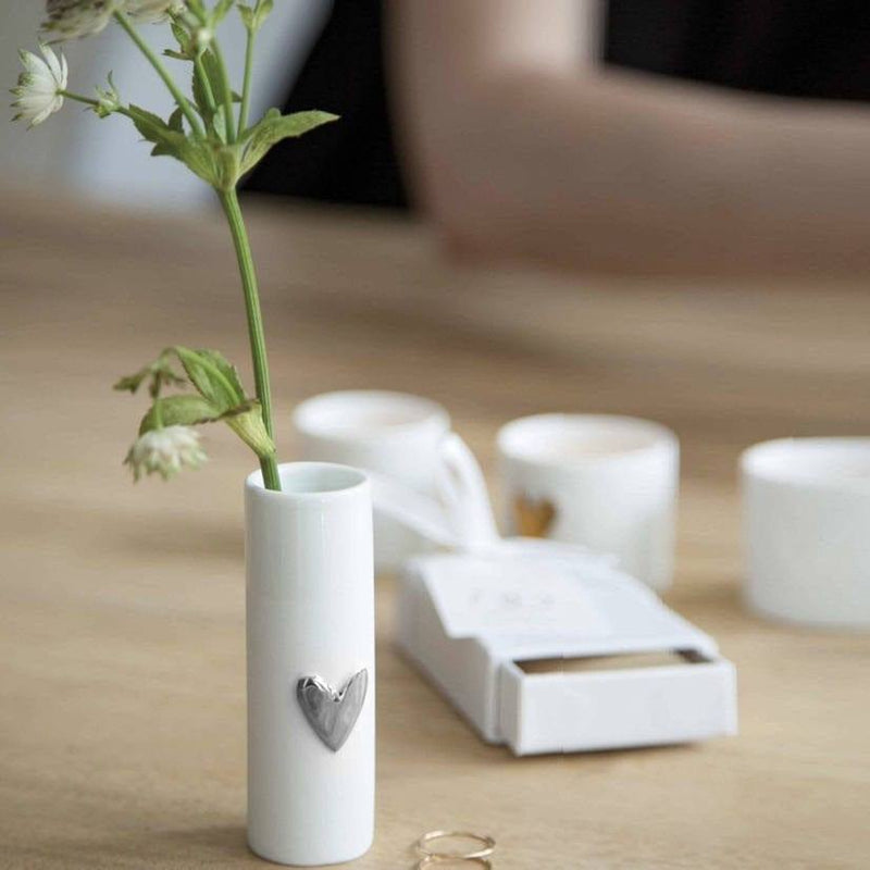 Heart Bud Vases