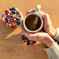Felt Coasters - Rainbow