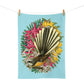 Tea Towel - Botanical Fantail