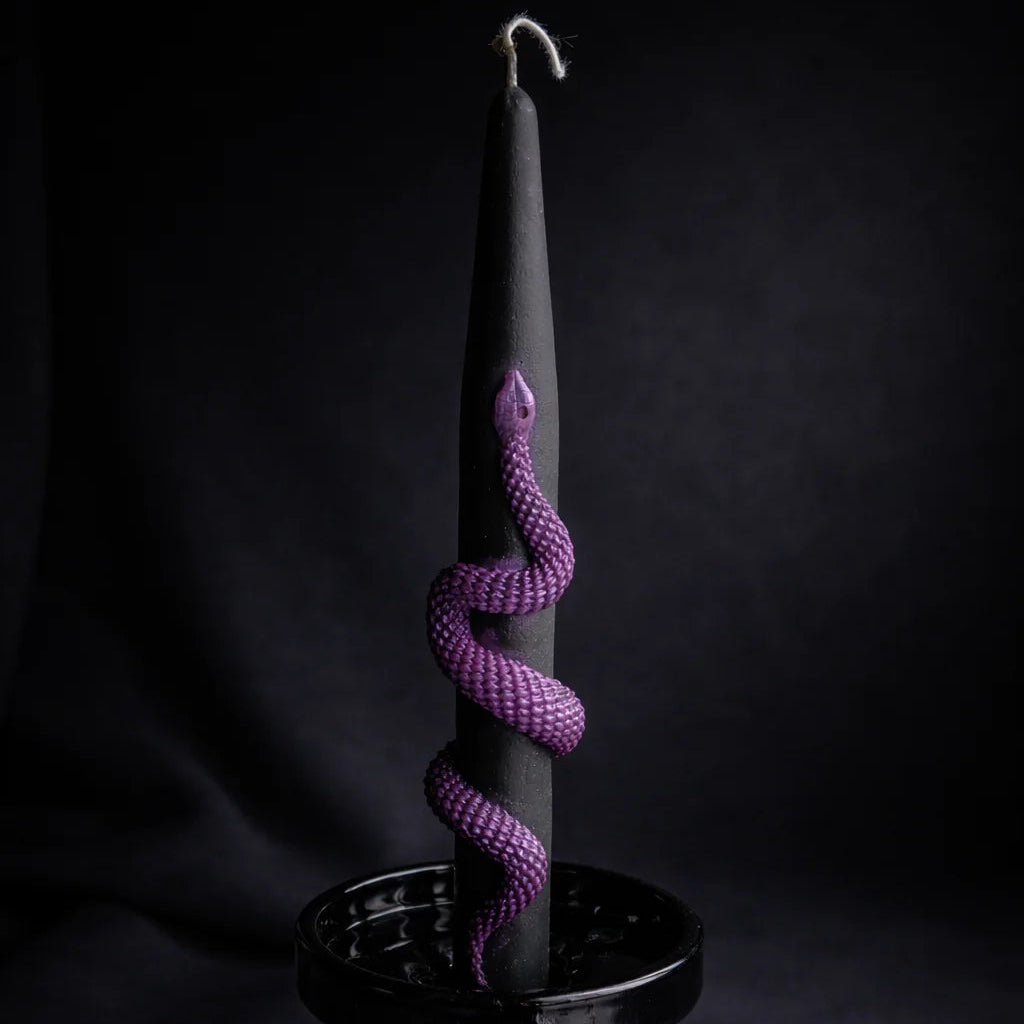 Beeswax Candle Serpentine