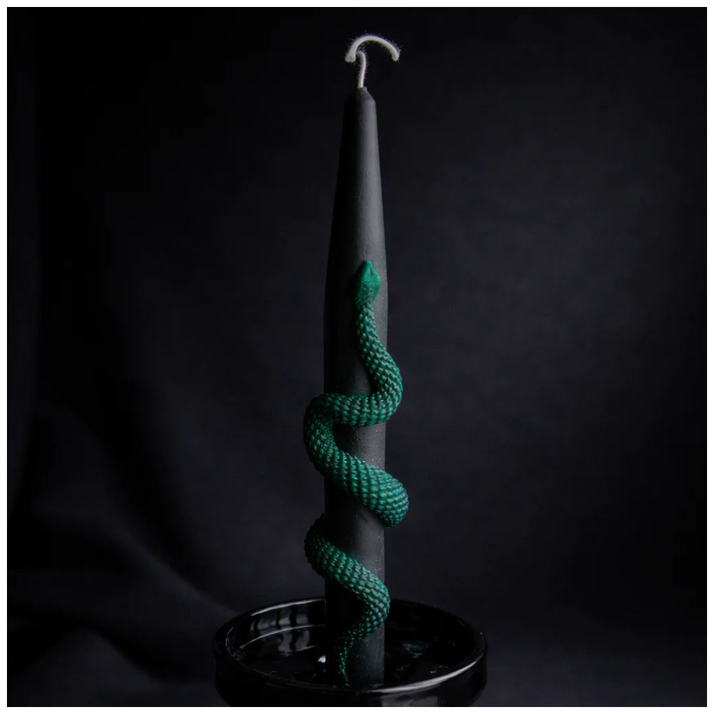 Beeswax Candle Serpentine