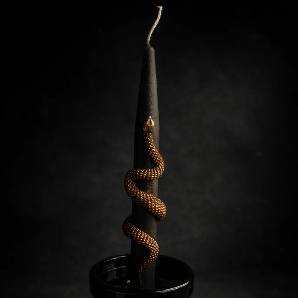 Beeswax Candle Serpentine