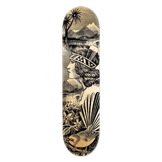 Skate Deck Wall Art - Wahine Vintage Stamp