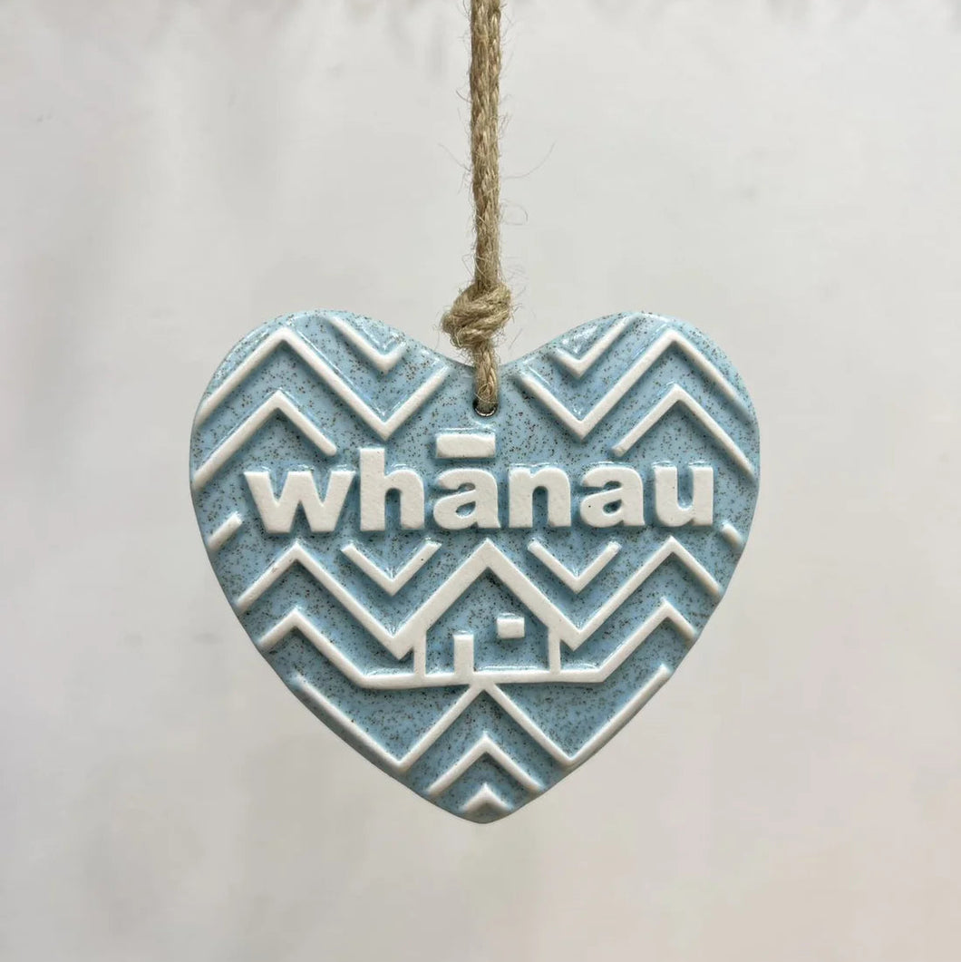 Ceramic Heart Whanau Bluesand