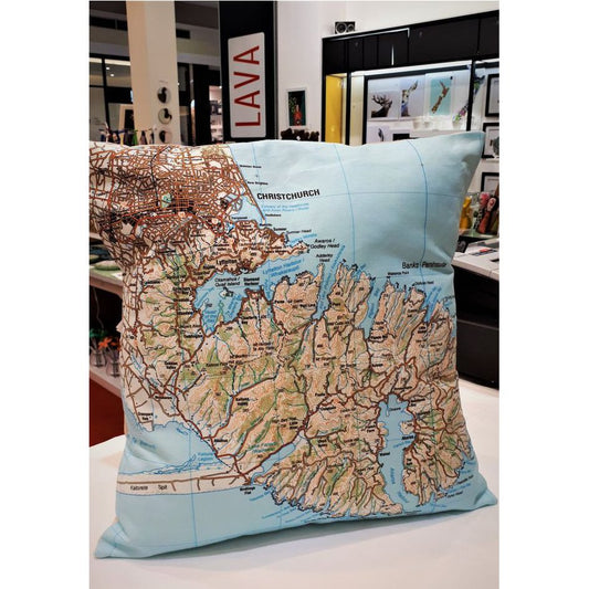 Cushion Cover - Christchurch Map
