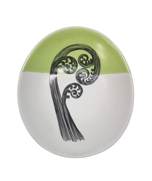 Jo Luping Medium Bowl - Ponga Frond (Dipped)