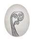 Jo Luping Large Bowl - Ponga Frond (White)